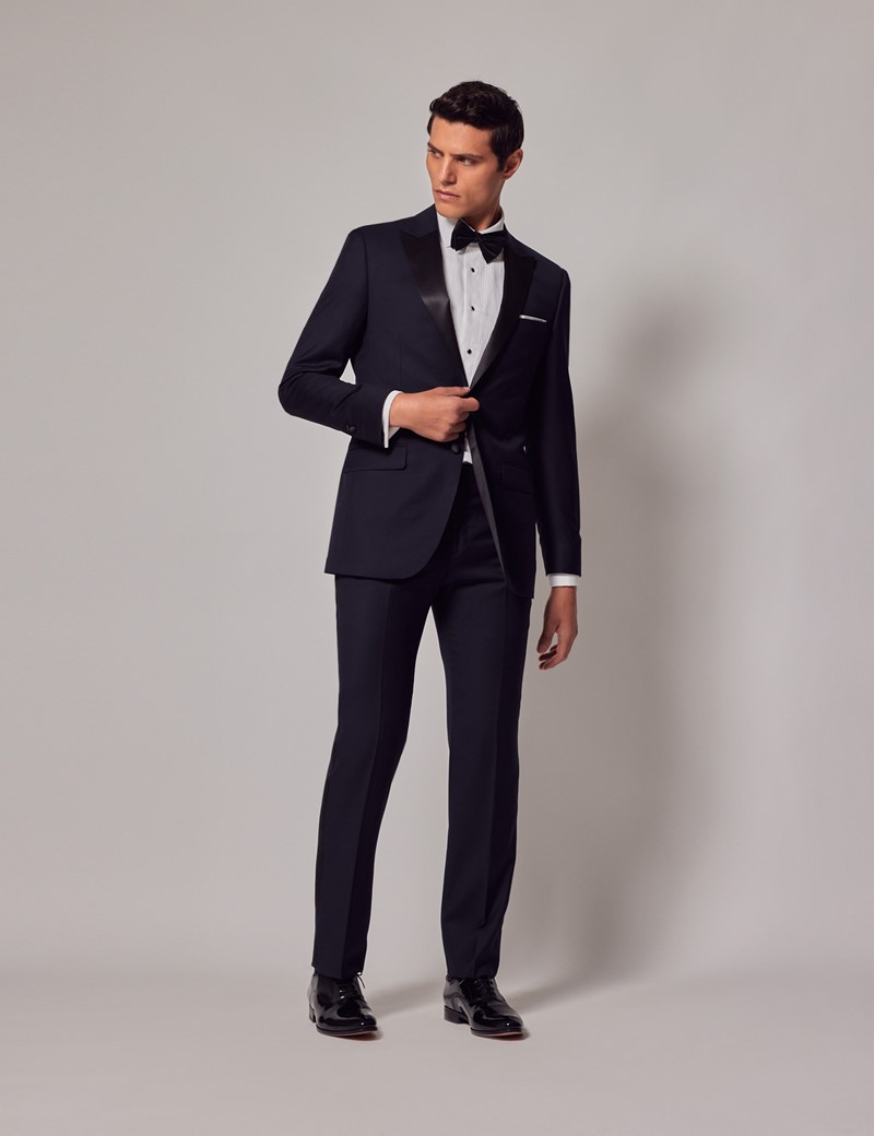 Men's Navy Slim Fit Tuxedo 