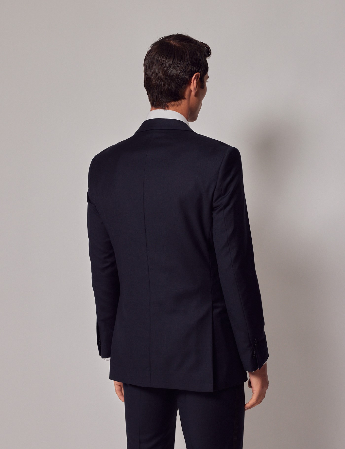 Men's Navy Slim Fit Dinner Suit Hawes & Curtis