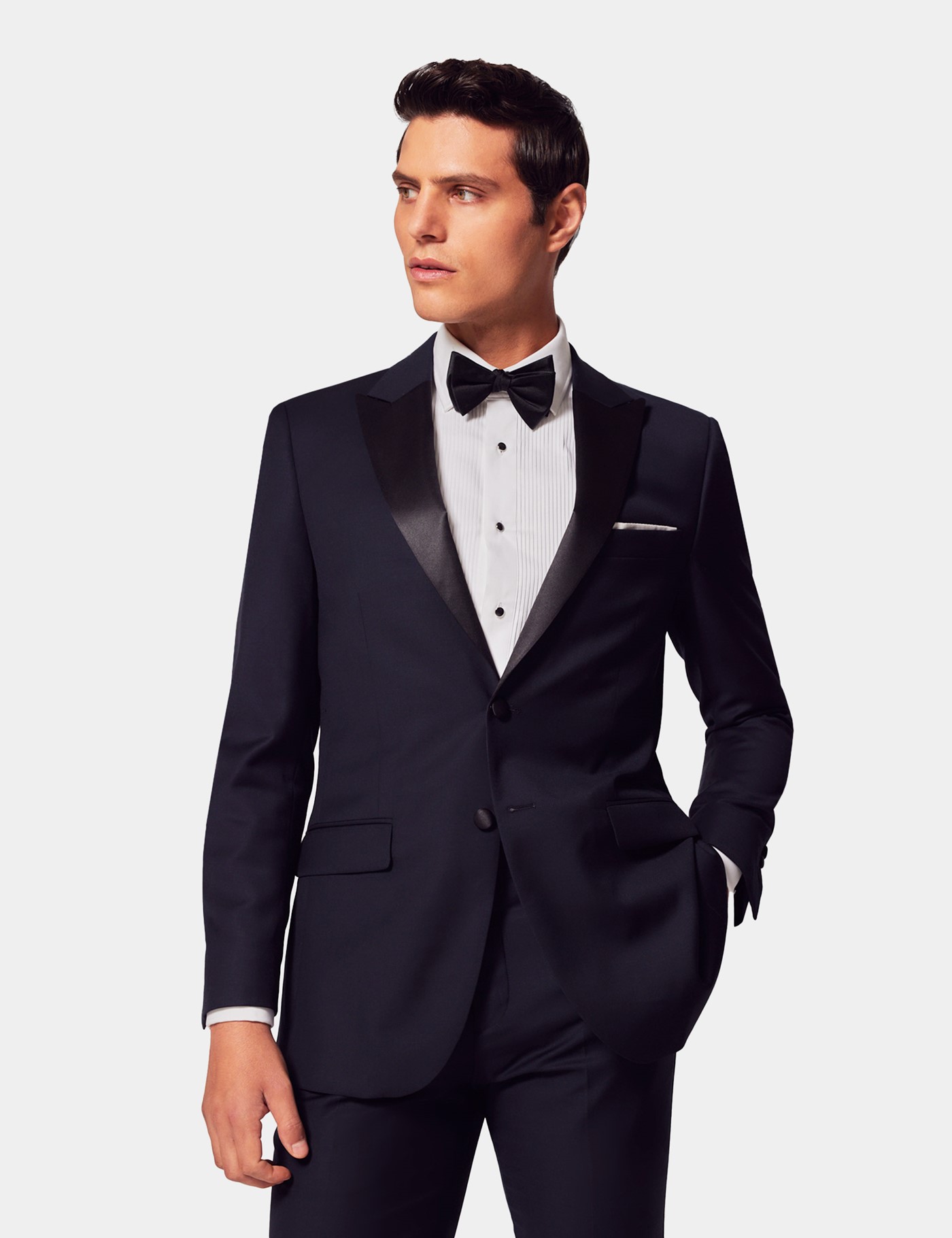 Hawes & Curtis Slim Fit Navy Dinner Suit Size: One Size