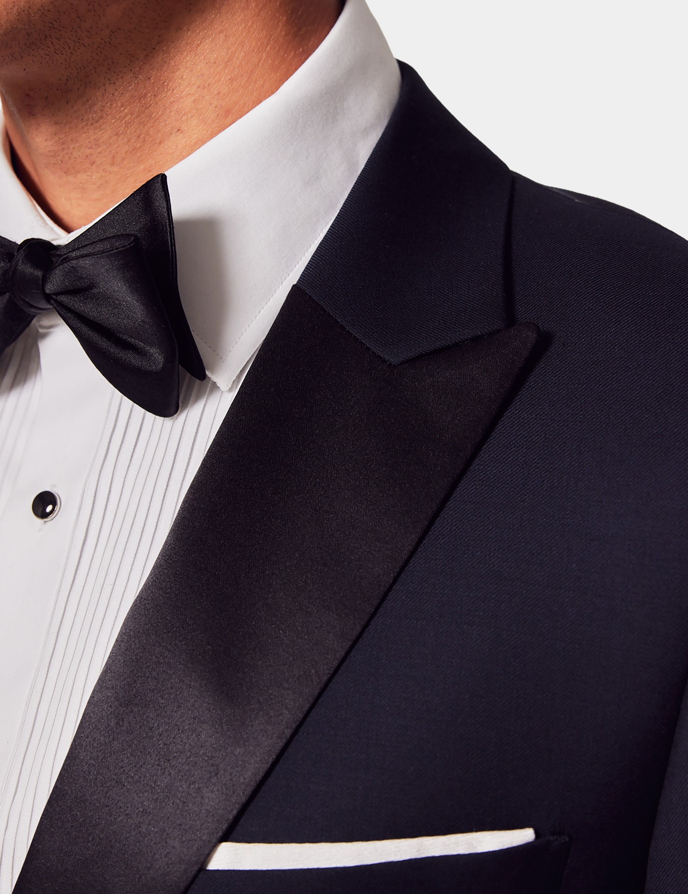 Hawes & Curtis Slim Fit Navy Dinner Suit Size: One Size image 3