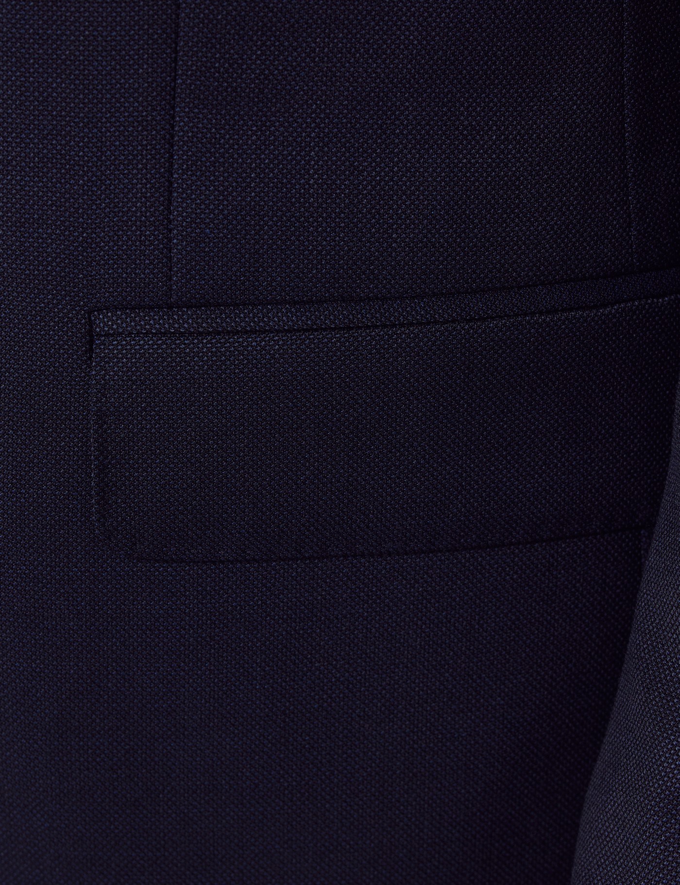 Men’s Navy Hopsack Plain 2 Piece Slim Fit Suit | Hawes & Curtis