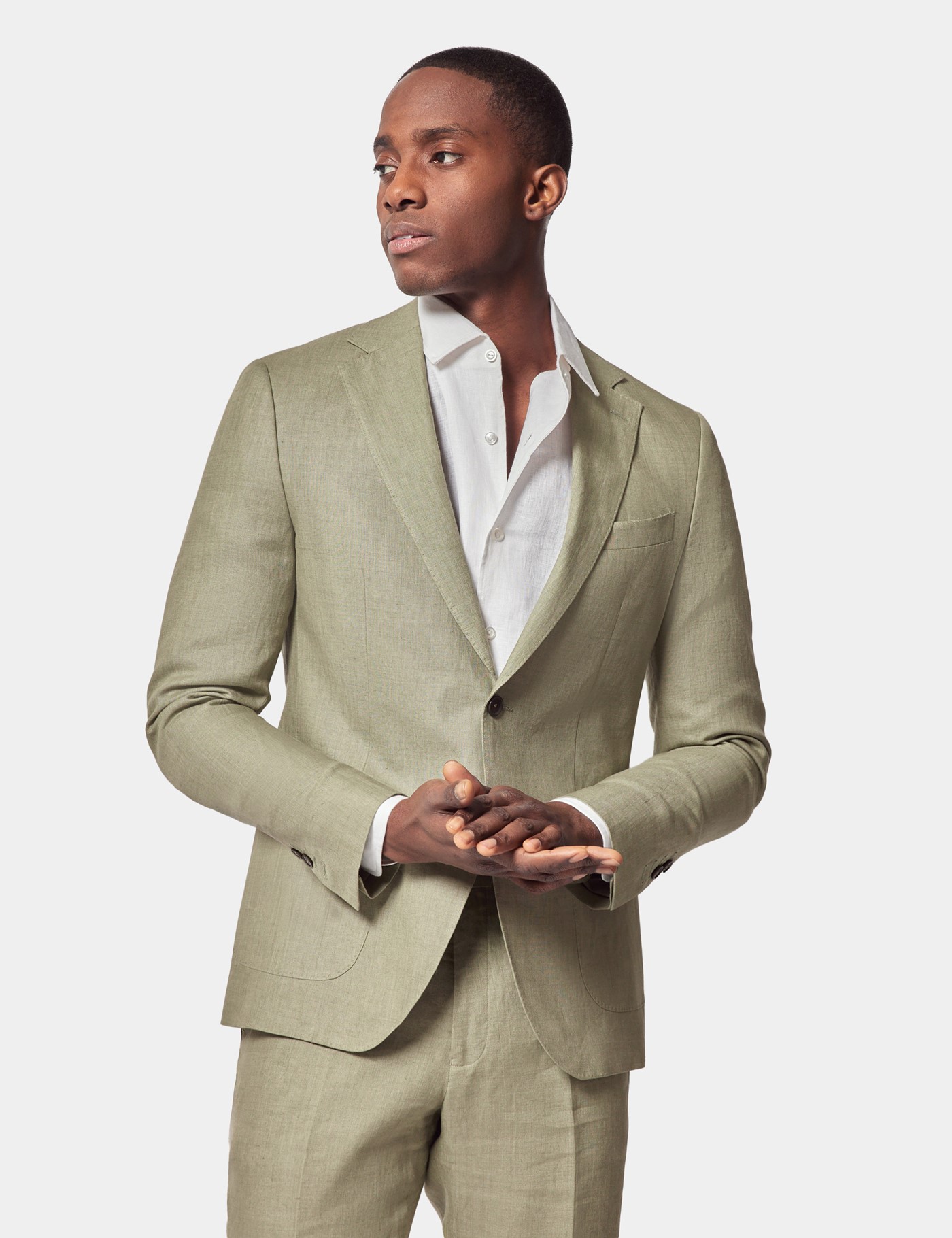 & Slim Fit Suit One
