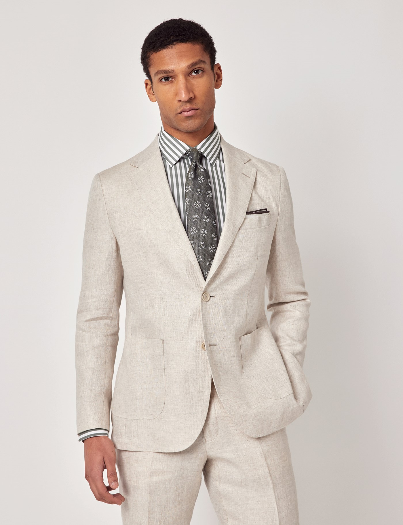 & Slim Fit Suit Jacket short