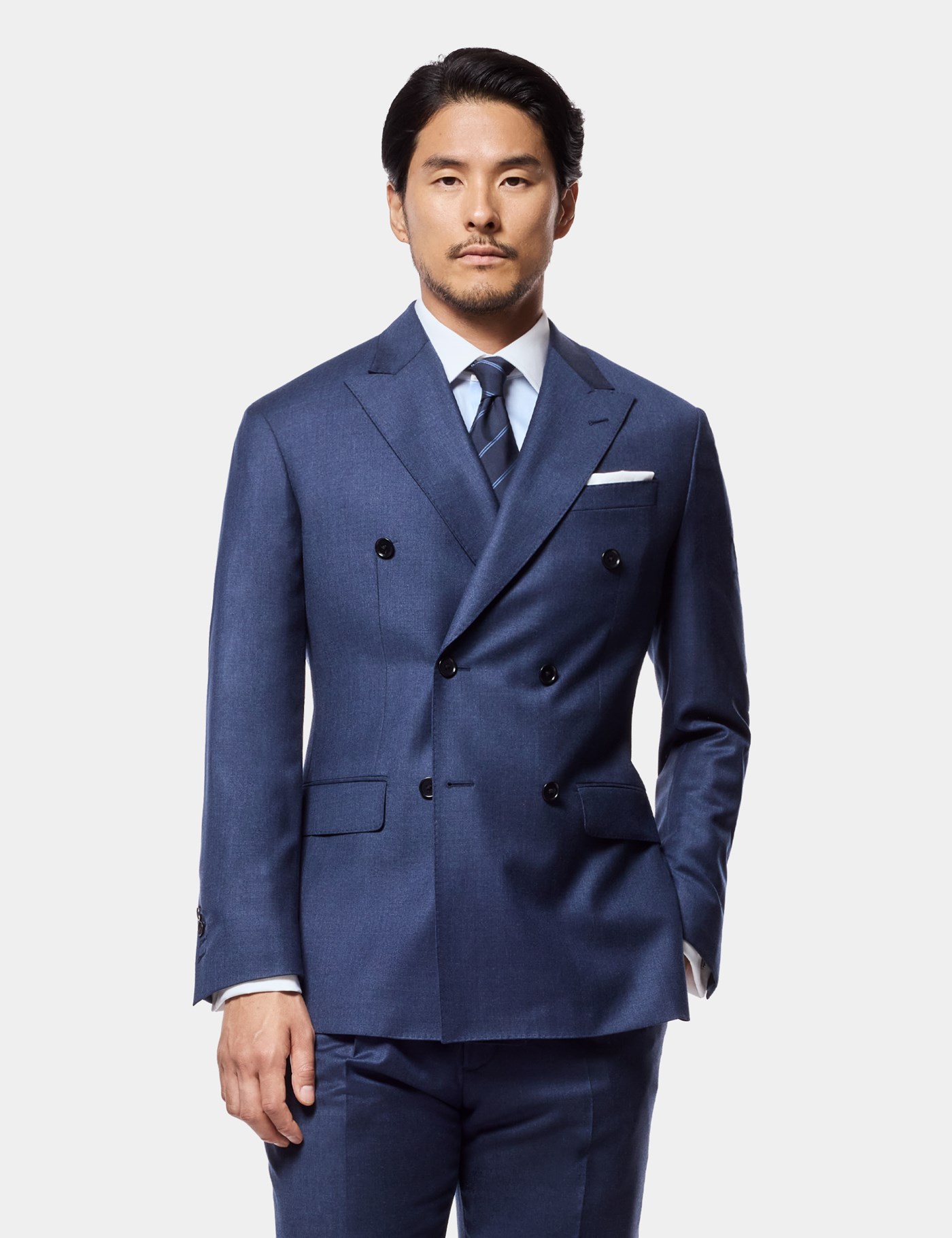 Hawes & Curtis Tailored Fit Dark Blue Suit Jacket Size: 50 (EU 60)