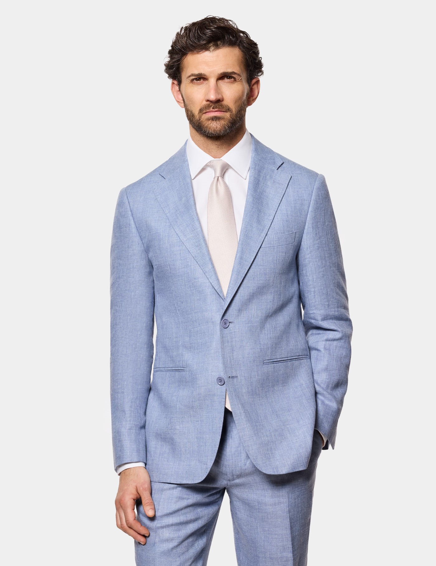 & Tailored Fit Suit One