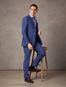 Men's Light Blue Extra Slim Fit Suit Jacket