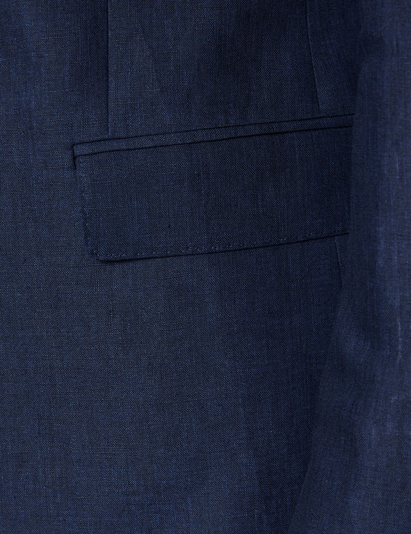 Men's Navy Linen Slim Fit Suit Jacket | Hawes & Curtis