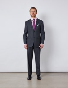 Men's Charcoal Classic Fit Suit