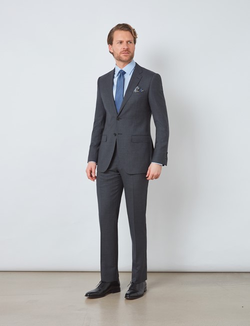 Men's Charcoal Slim Fit Suit