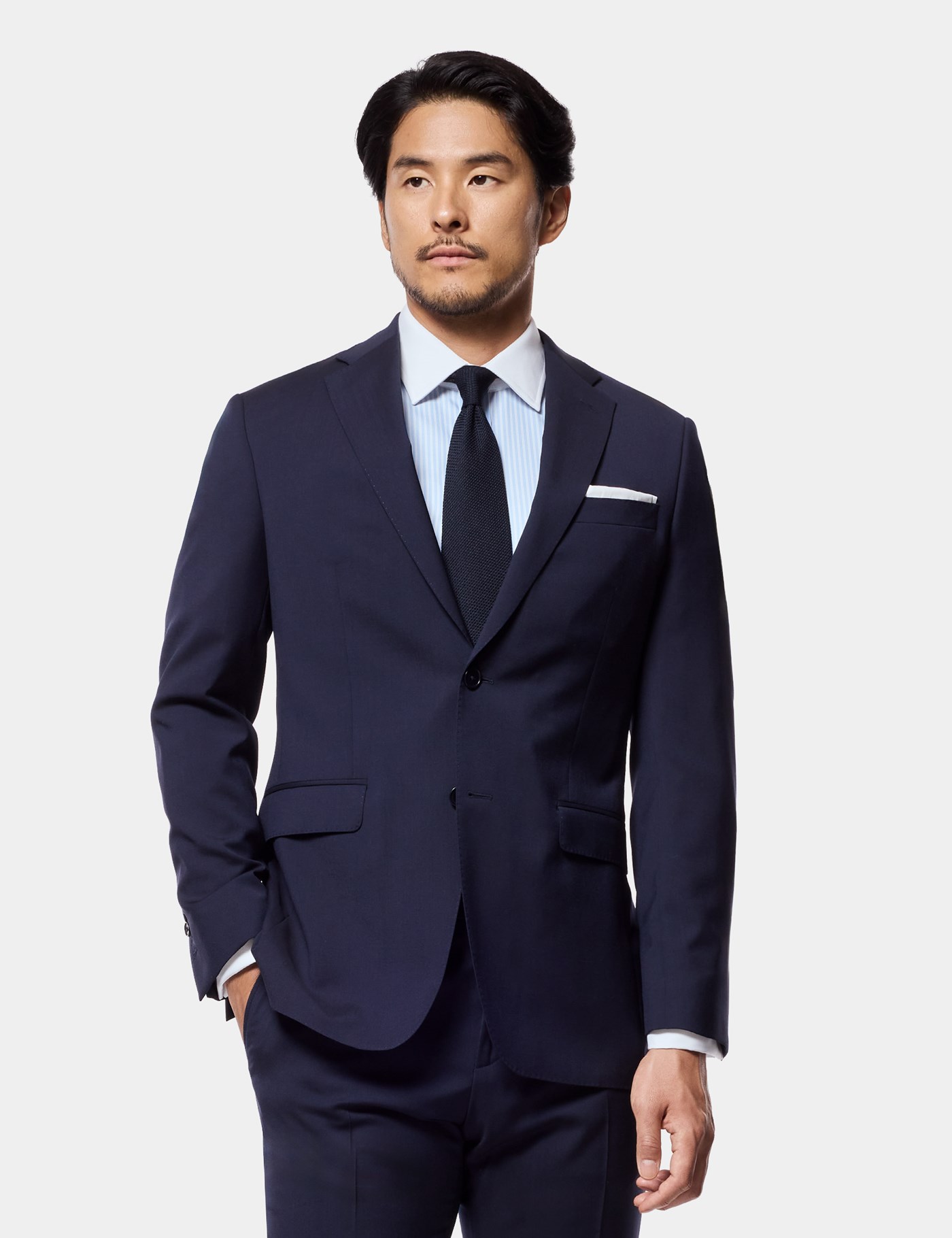 Hawes & Curtis Slim Fit Navy Suit Jacket Size: 38 (EU 48)