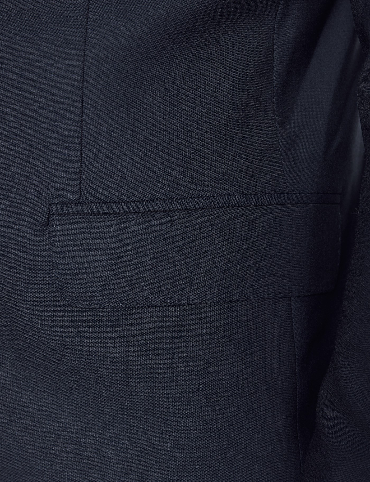 Navy Slim Fit Stretch Suit Jacket | Hawes & Curtis