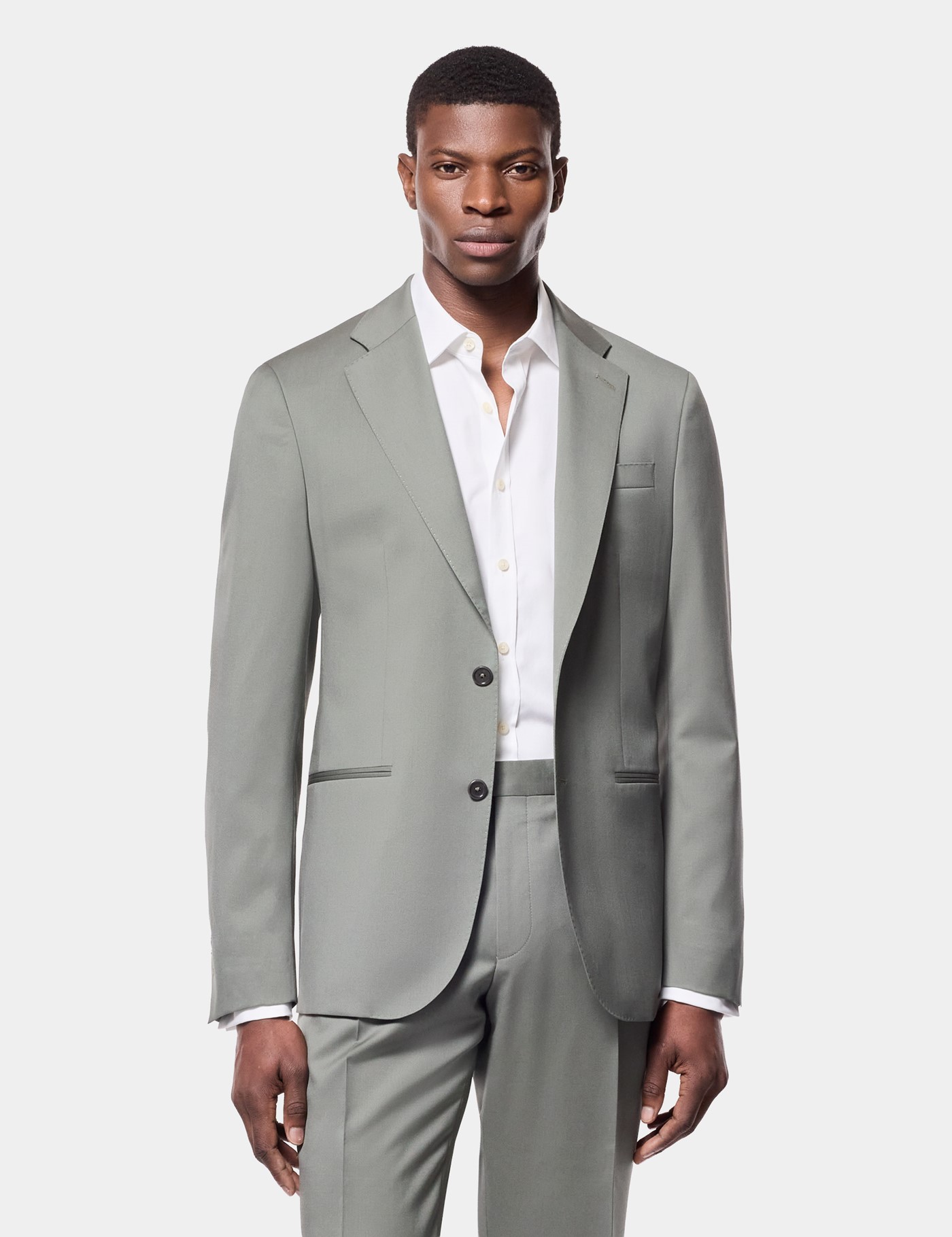 Hawes & Curtis Tailored Fit Olive 1913 Suit Jacket Size: 36 (EU 46)