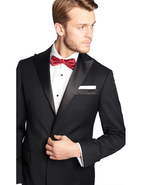 Men's Black Tailored Fit Italian Dinner Suit - 1913 Collection | Hawes ...