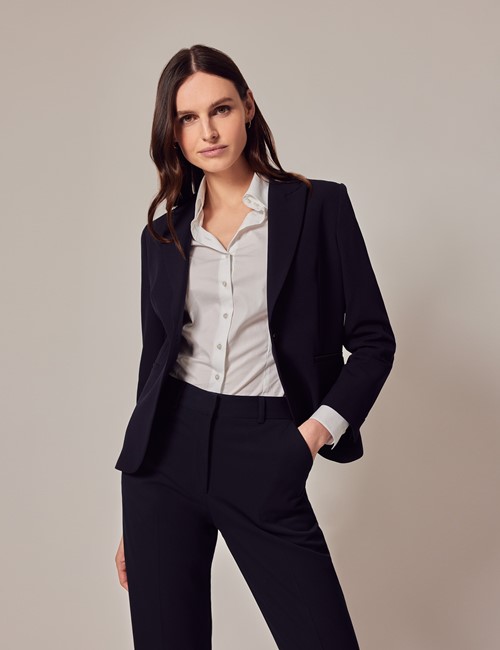Heliisoer Women Loose Sleeve Casual Top Long Jacket Ladies Office Wear  Blouse 