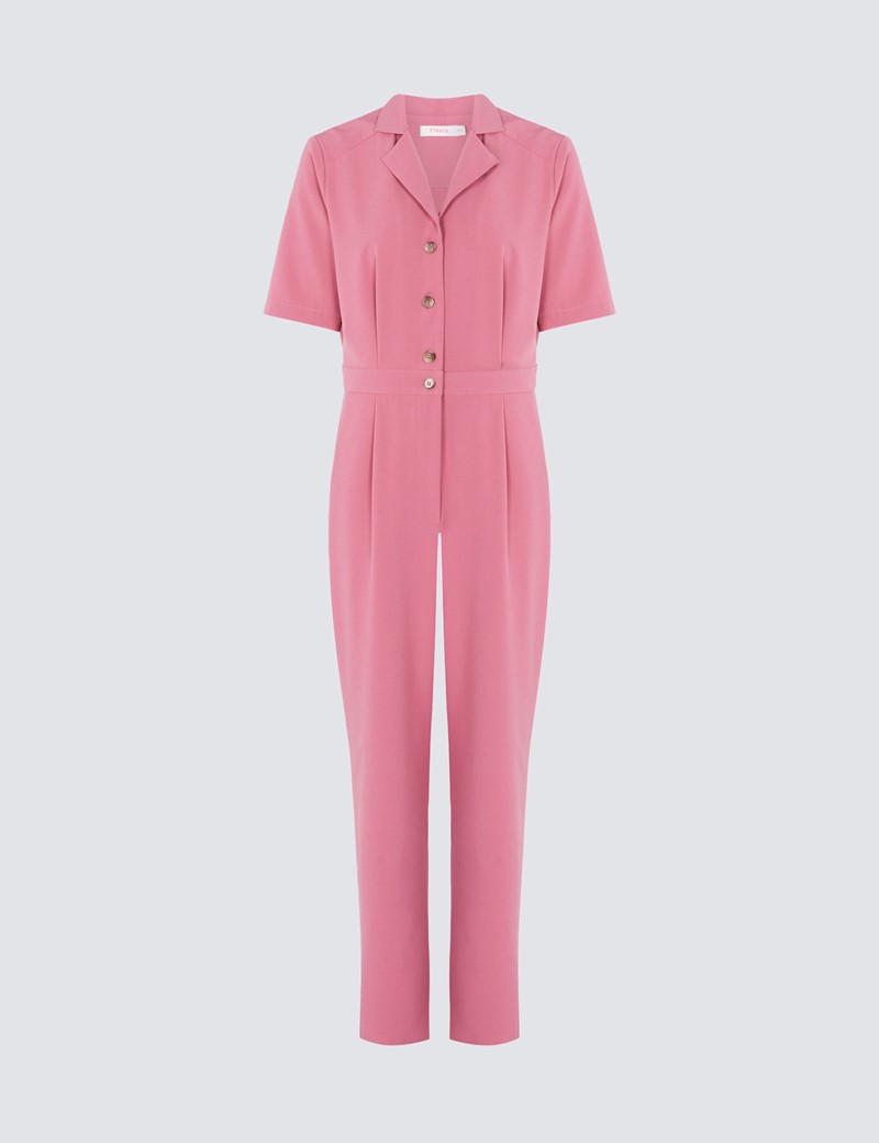 Finery Women's Pink Rohini Jumpsuit - Hawes & Curtis