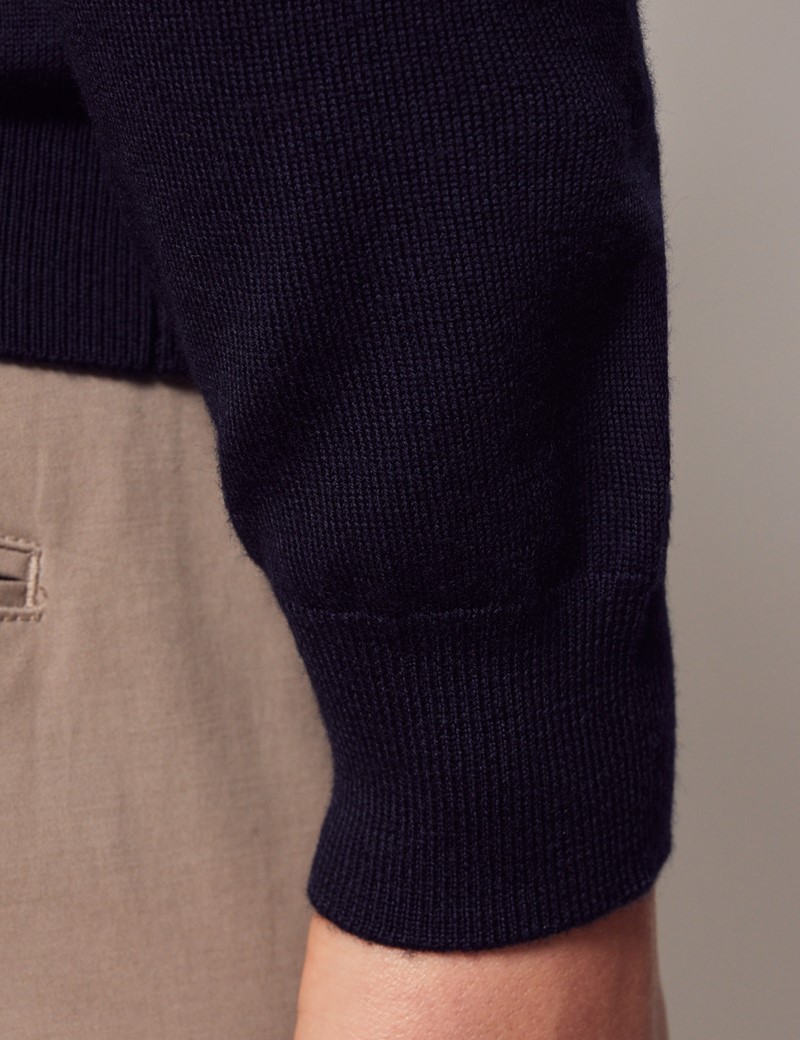 Herren Rollkragenpullover 2er-Pack - Slim Fit Baumwolle Langarmshirts Basic