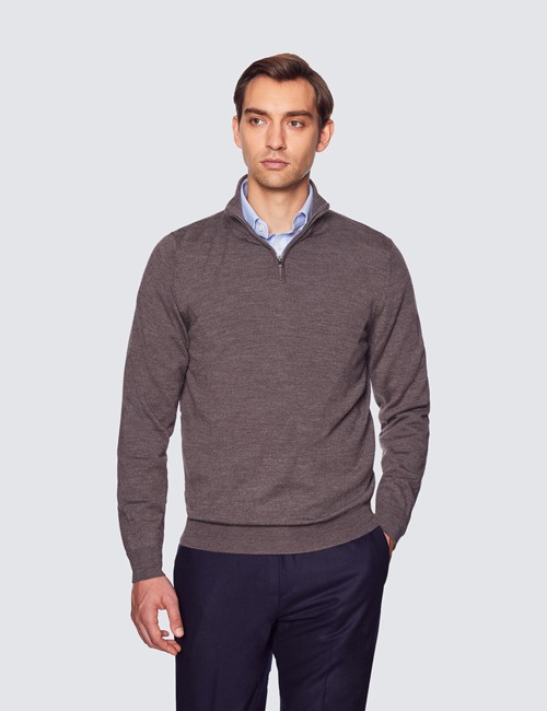 Drumohr Wolle Pullover in Blau für Herren Herren Bekleidung Pullover und Strickware V-Ausschnitt Pullover 