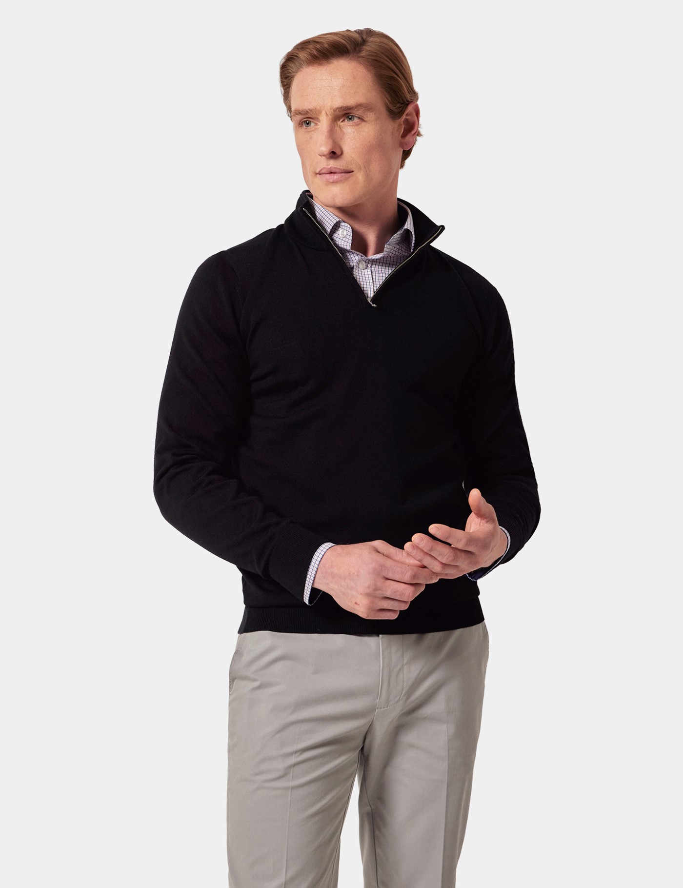 & Half Zip Jumper Machine Washable