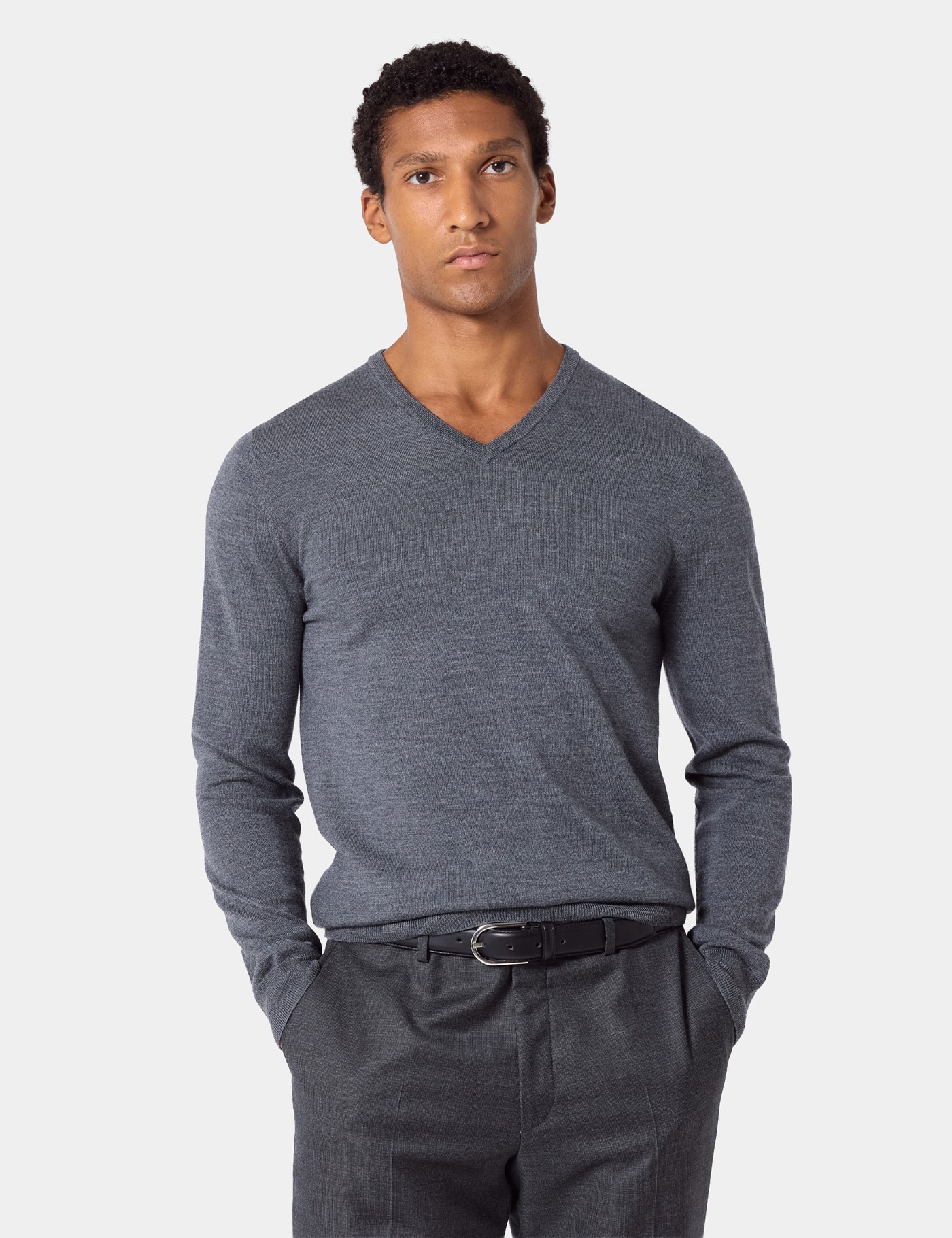 & V Neck Jumper Machine Washable
