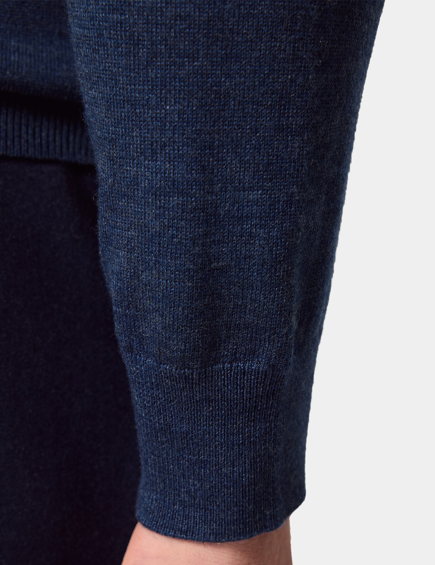 Hawes & Curtis Blue Crew Neck Jumper | Machine Washable Size: XXL image 4