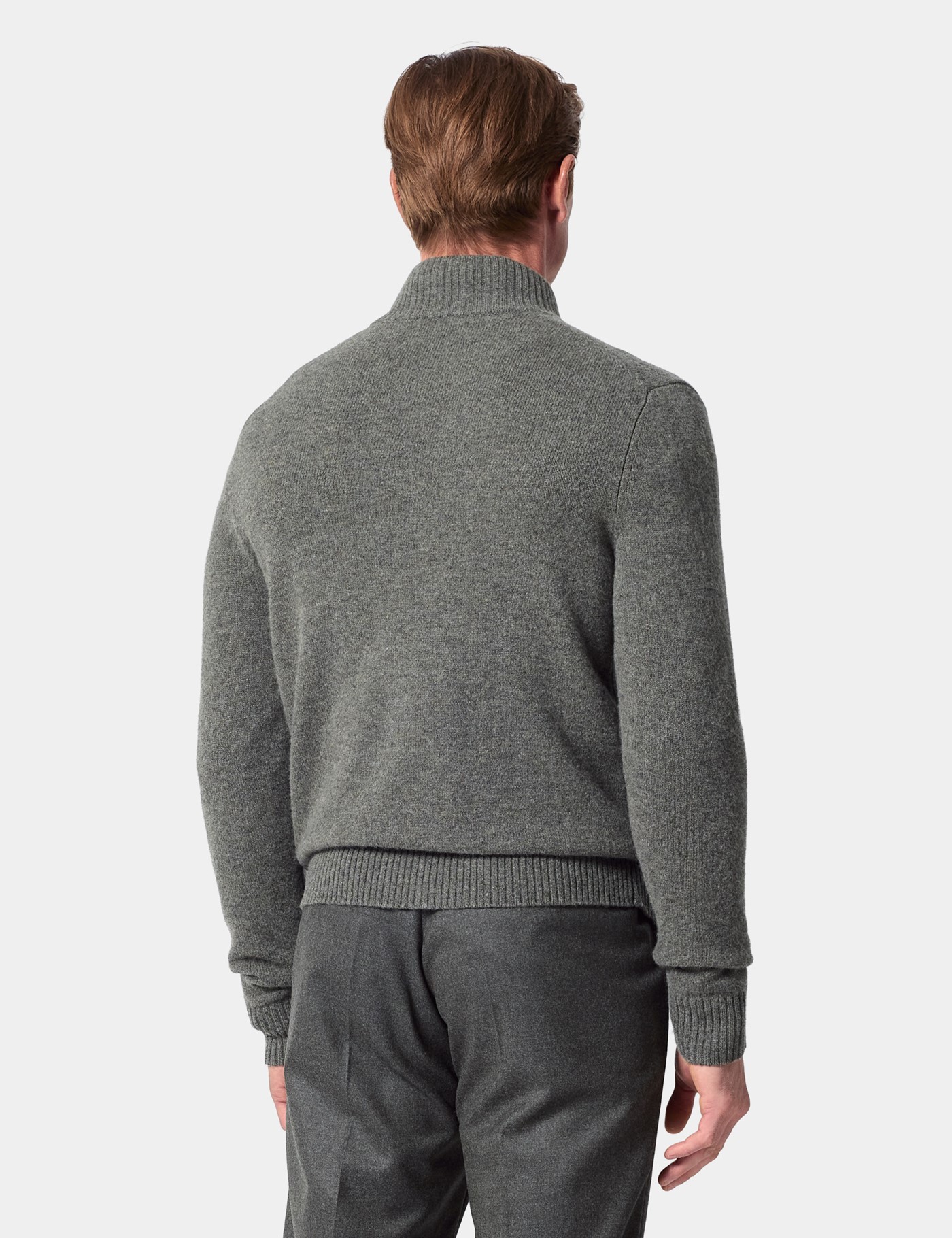 Hawes & Curtis Forest Green Zip Through Jumper Size: XXL image 3