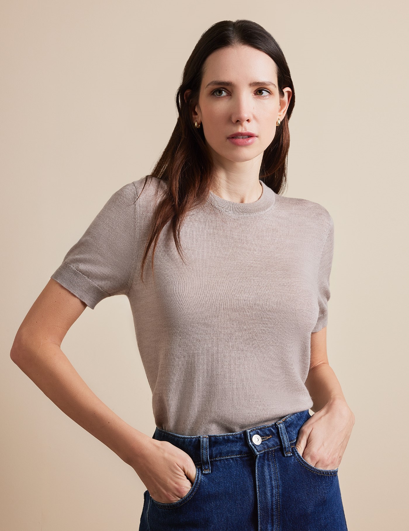 & Short Sleeve Jumper Machine Washable