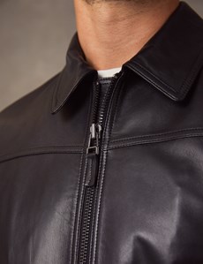 luxury leather jacket