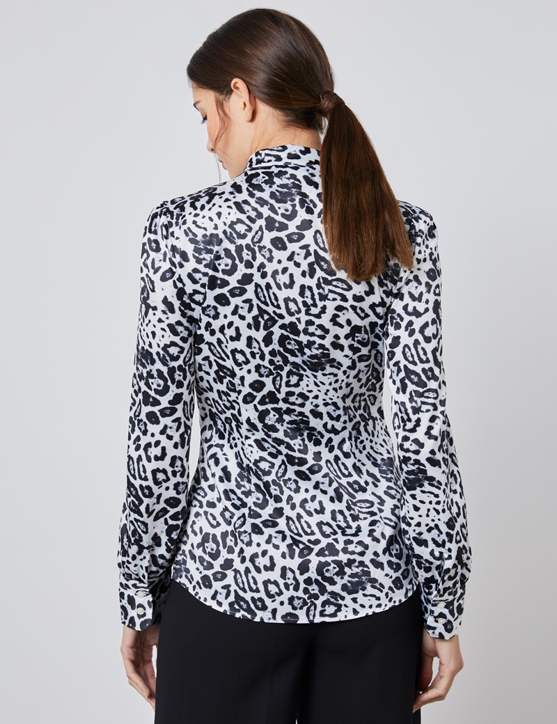 leopard print blouse uk