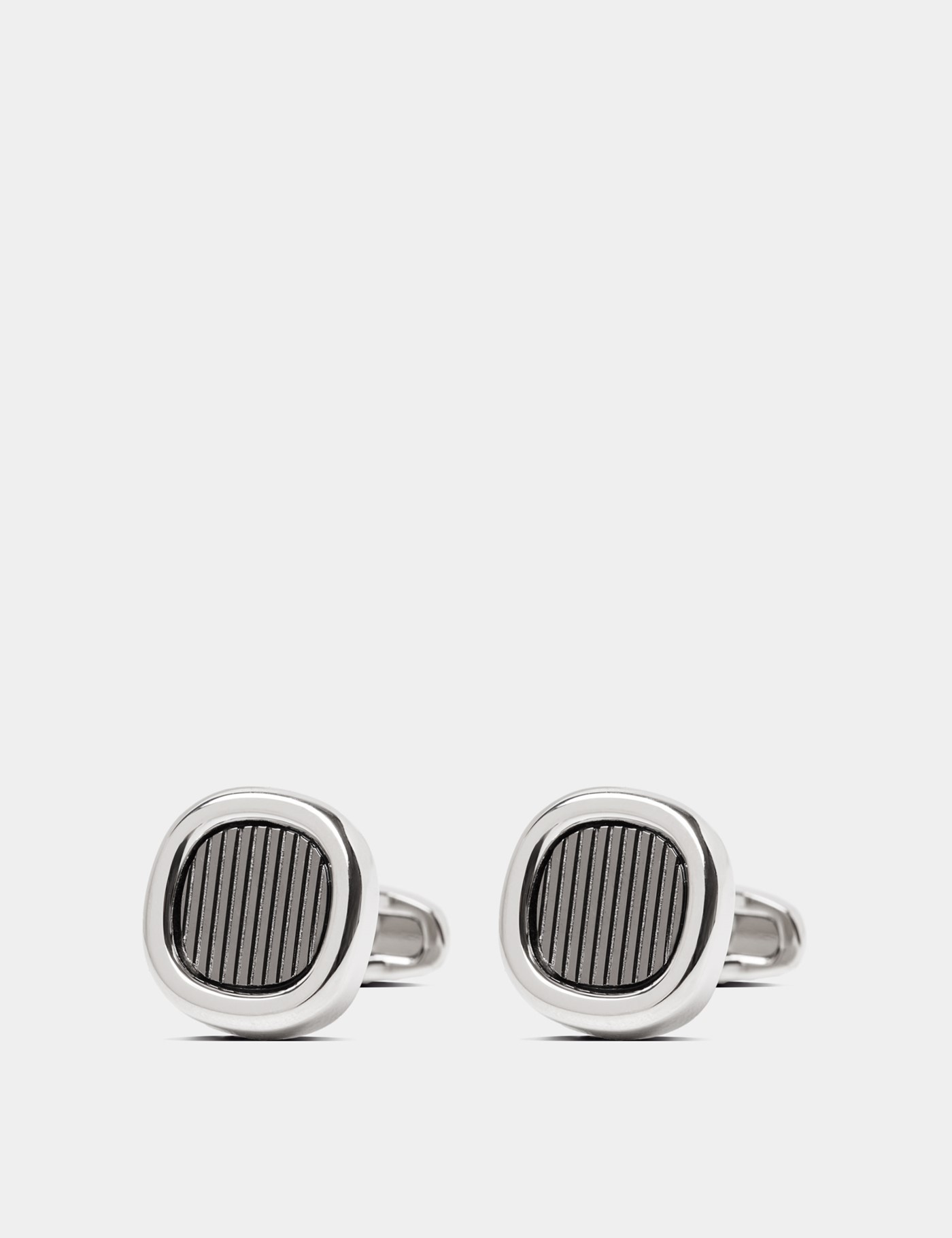 & Ridged Insert Cufflinks One