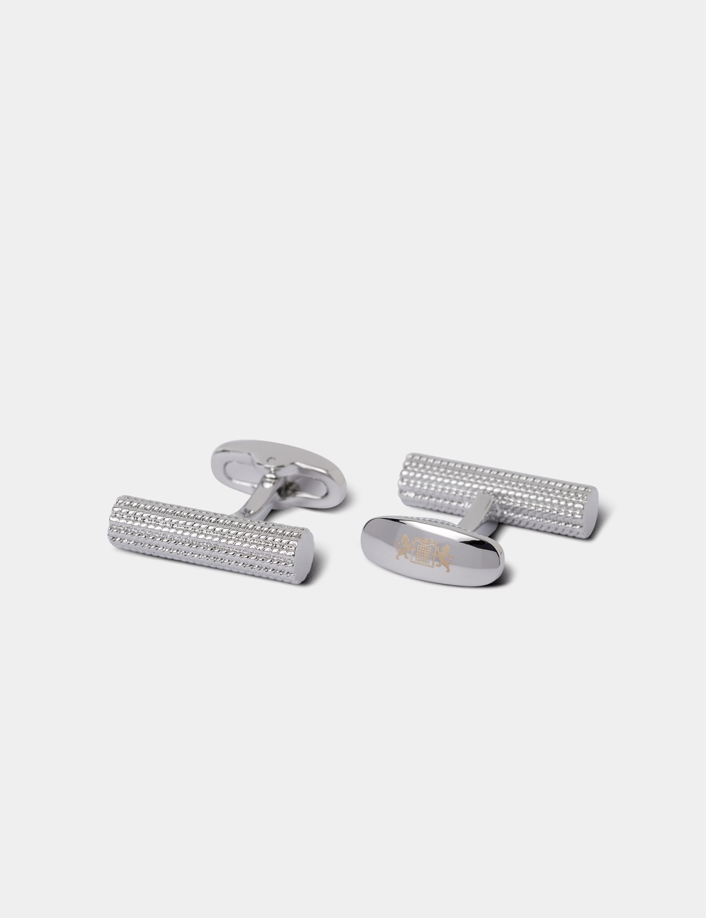 & Textured Barrel Cufflinks One