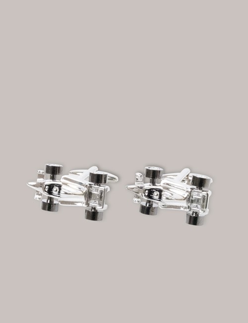 Hawes & Curtis Men's Brushed Circle Cufflinks