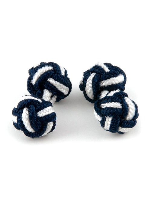 Seidenknoten Manschettenknöpfe - 20 Paar In Verschiedenen Farben