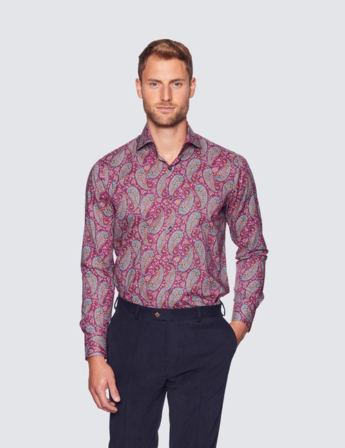 Rabatt 50 % Violett/Grün S Zara Hemd DAMEN Hemden & T-Shirts Hemd Print 
