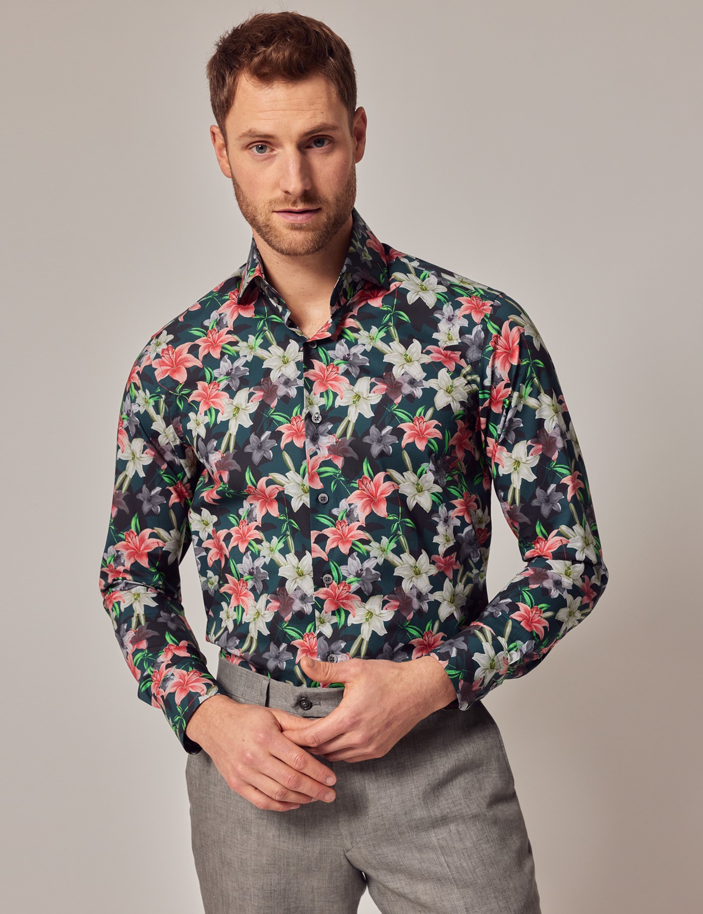 Eco Rayon Floral Shirt | GUESS