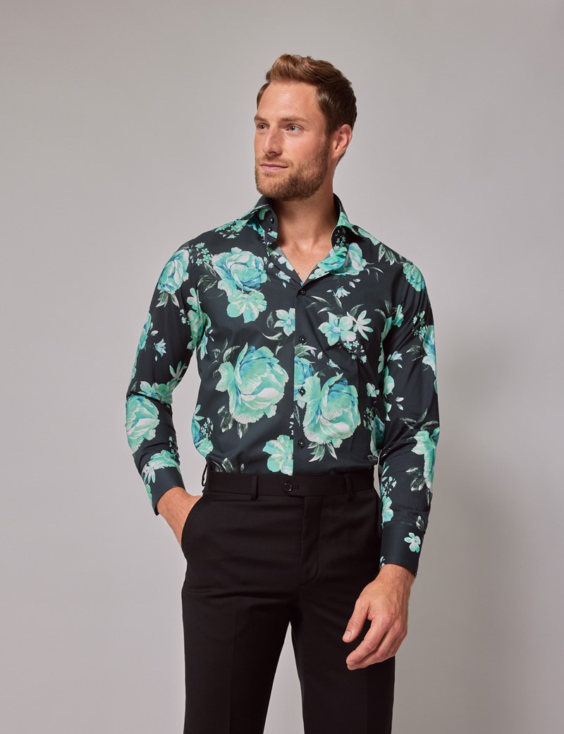 hawes and curtis floral shirt