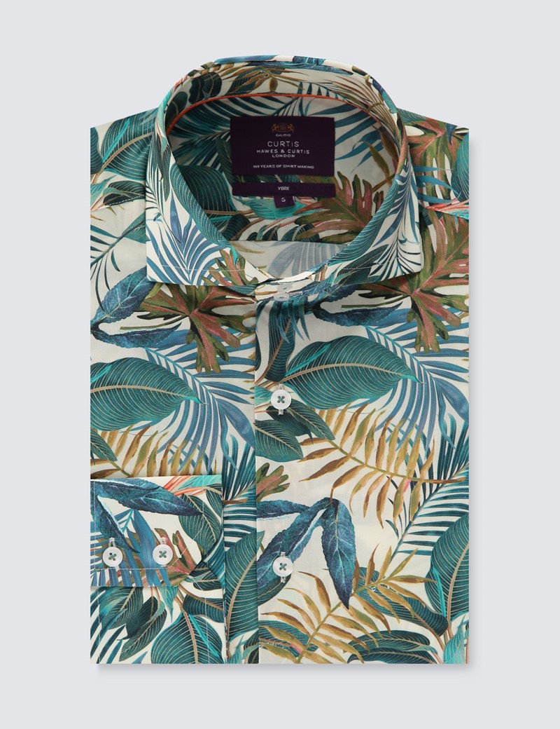 cream dress shirt slim fit