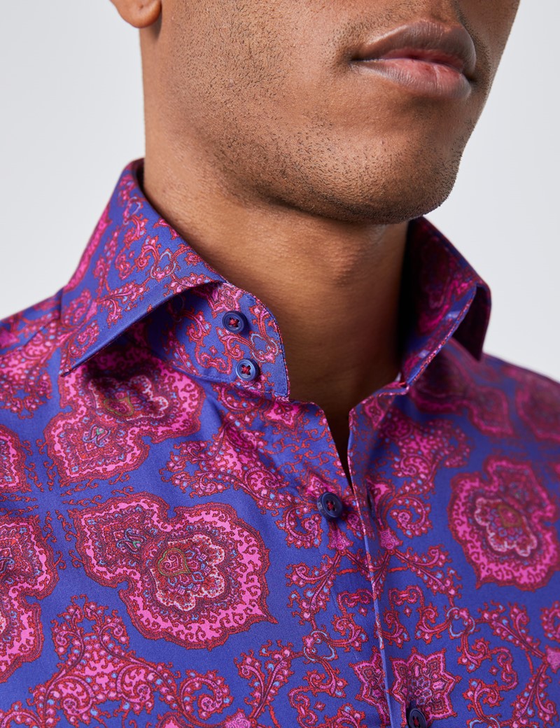 fuchsia shirt mens