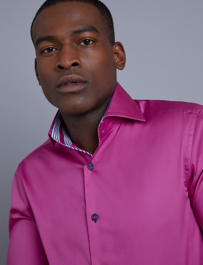 magenta mens shirt