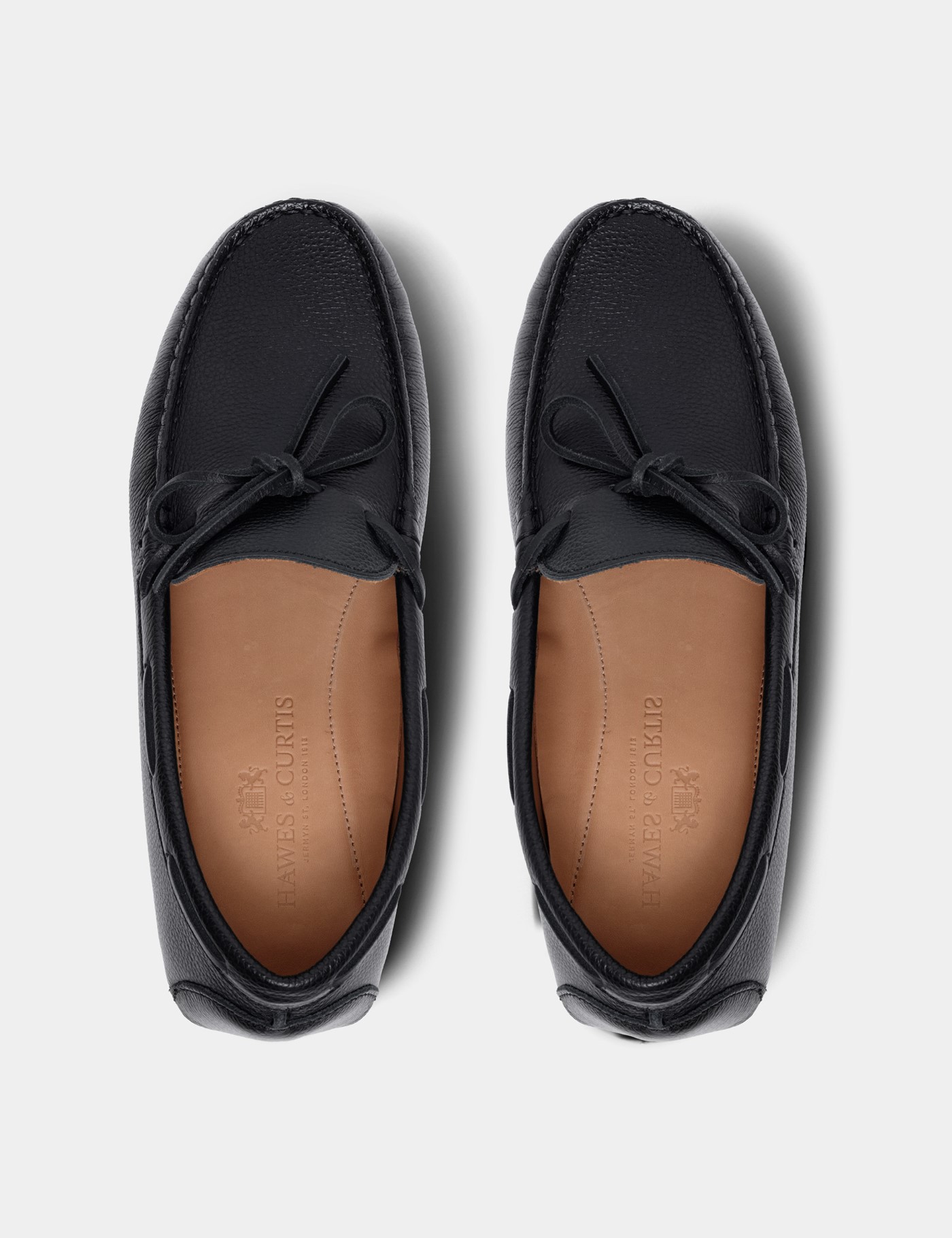 Hawes & Curtis Black Driving Shoe Size: 9 image 4