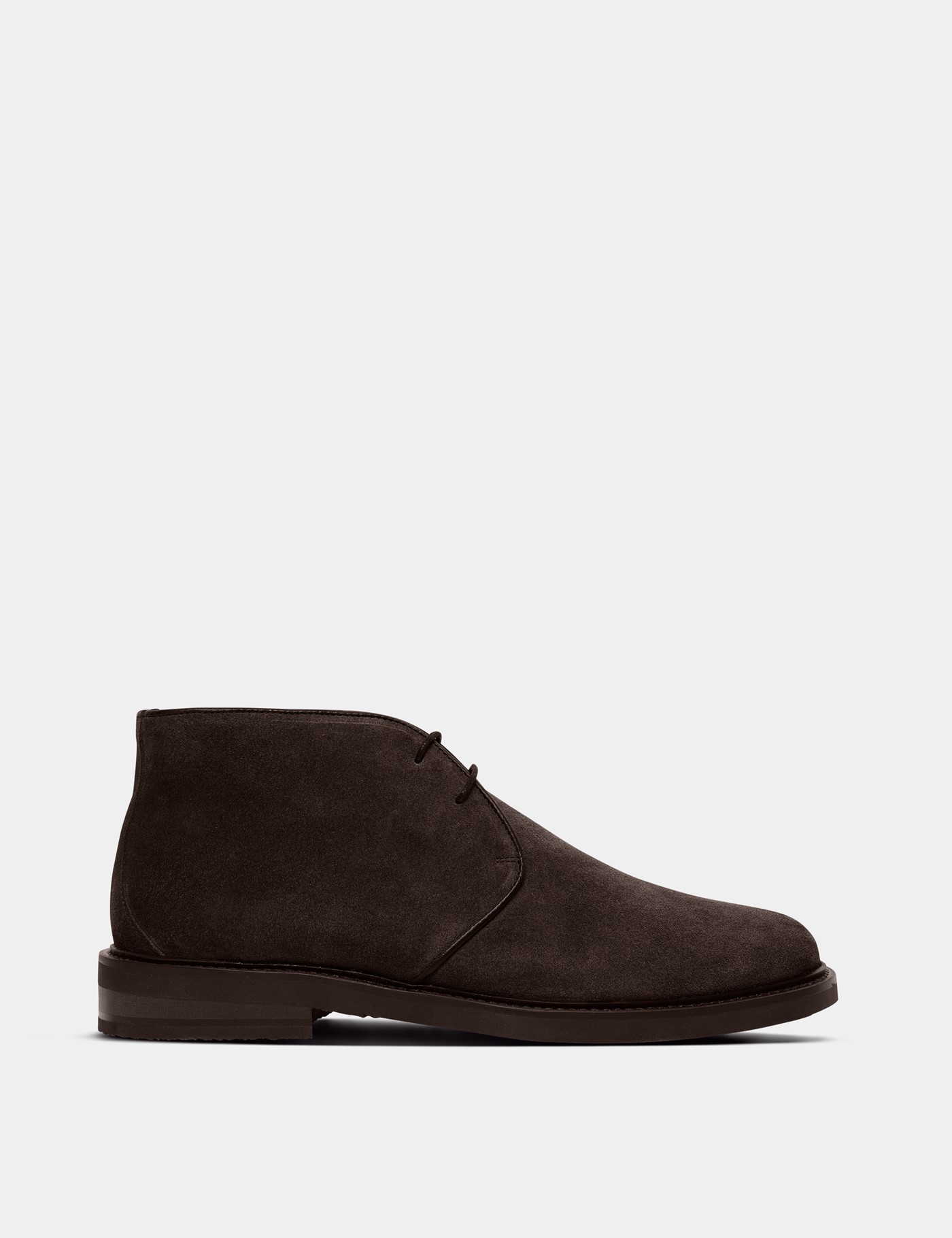 & Chocolate Brown Chukka Boots