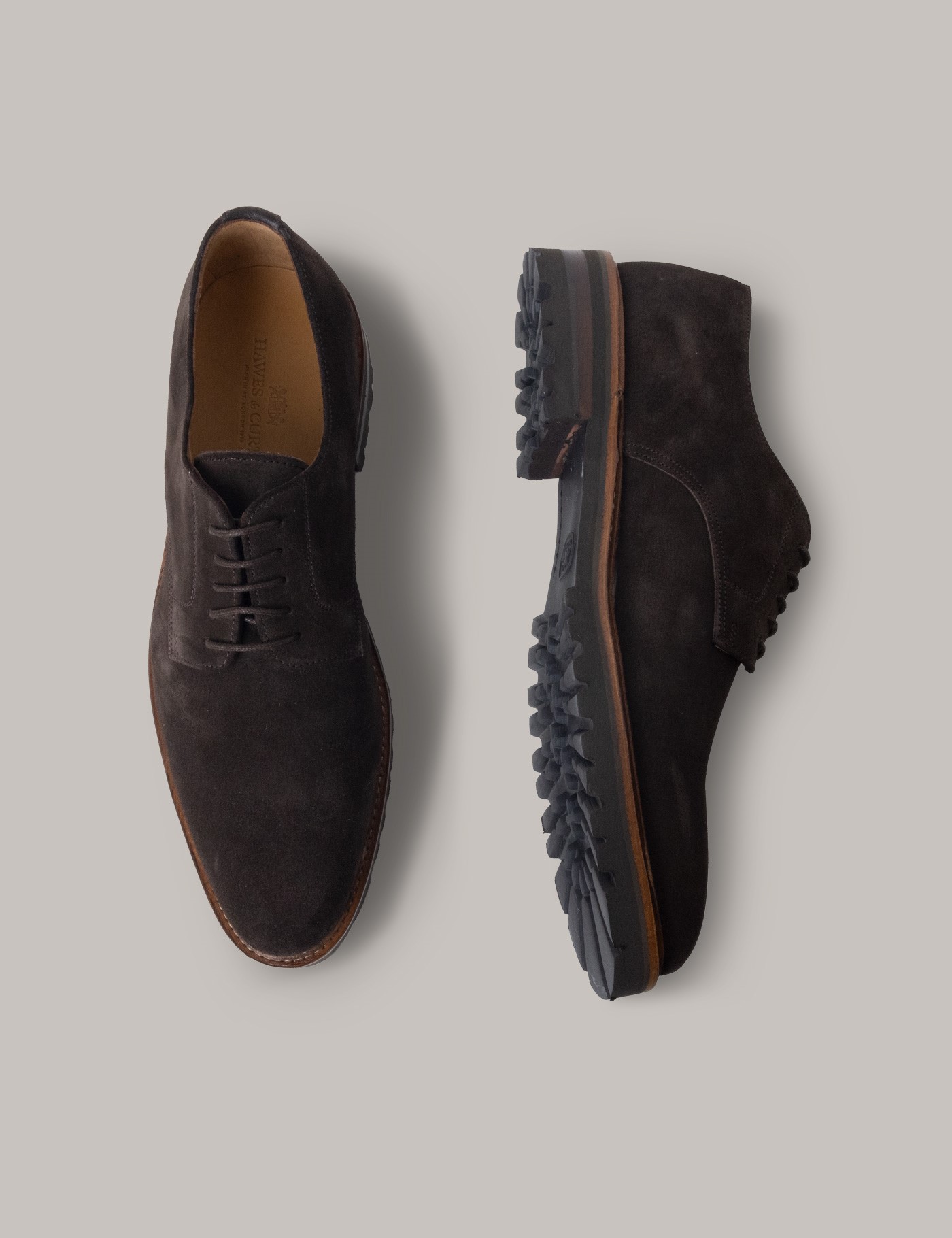 Men's Brown Suede Shoes