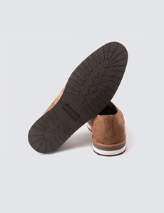 Men’s Tan Suede & Leather Shoes