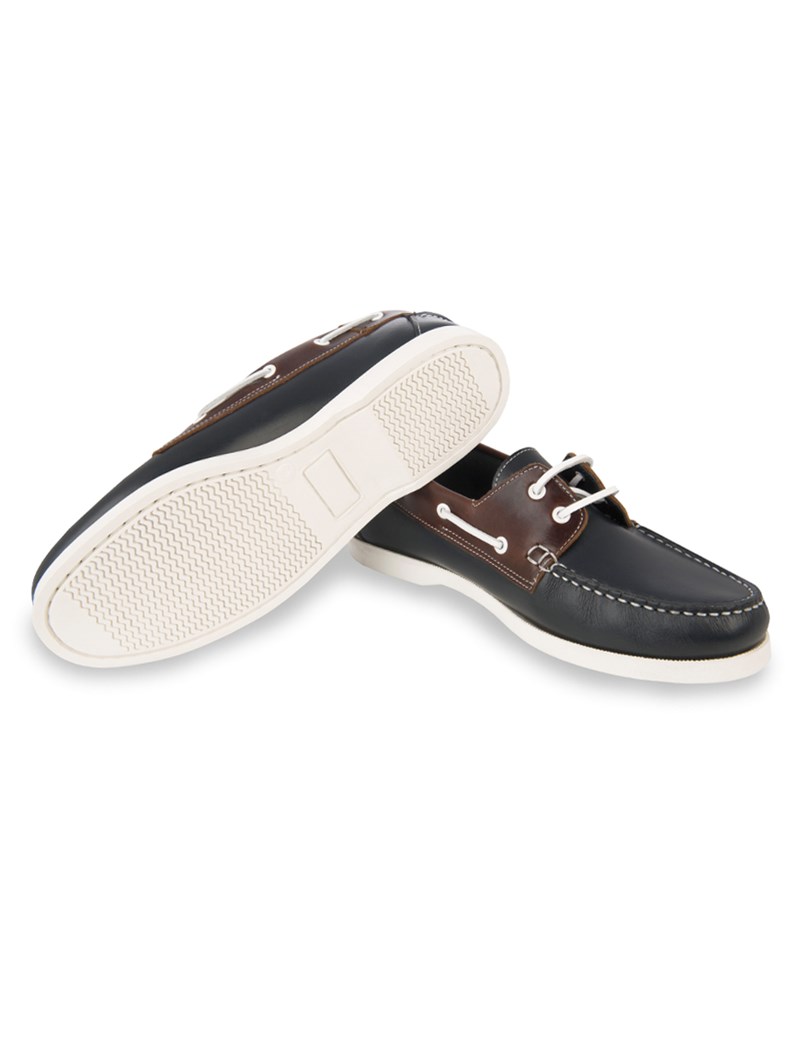 all leather boat shoes
