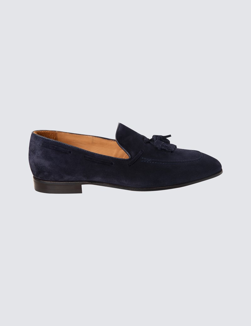 ucb suede tassel loafers