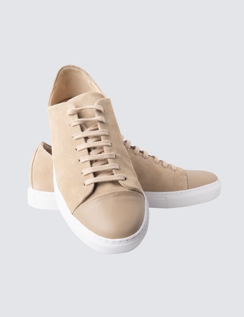 leather trainers mens sale