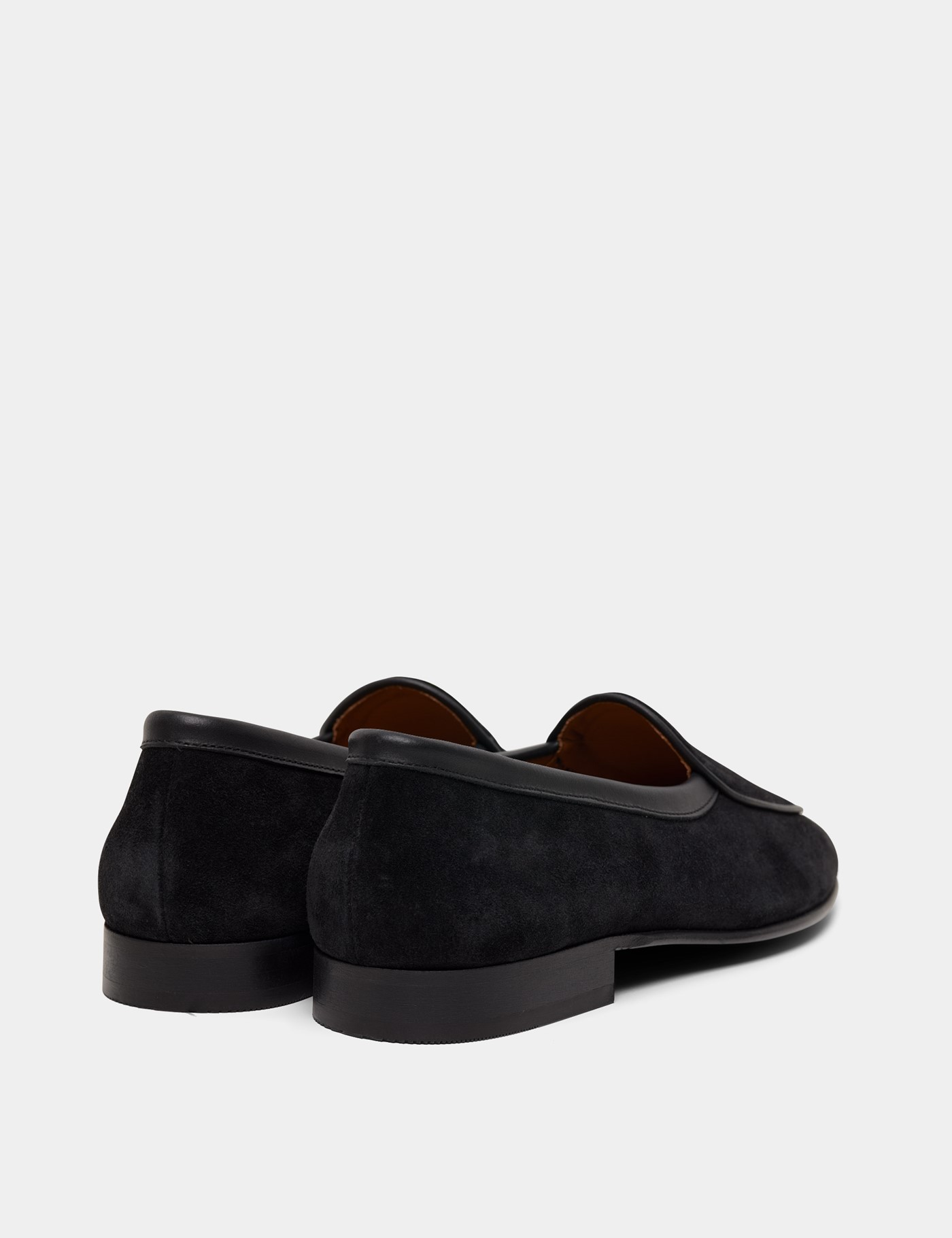 Hawes & Curtis Black Belgian Loafer Size: 9 image 3