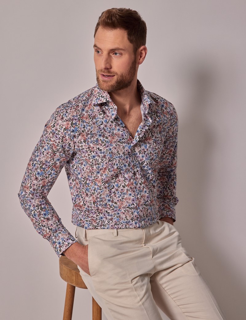 hawes and curtis floral shirt