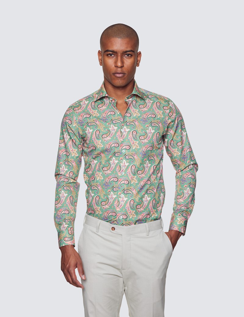 Curtis Mint \u0026 Pink Vintage Paisley 