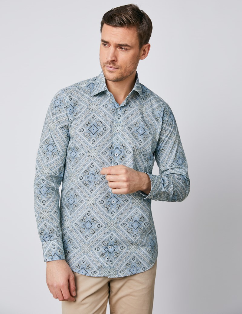 hawes and curtis paisley shirt