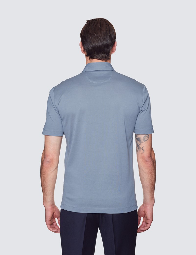 Ocean Blue Mercerised Egyptian Cotton 